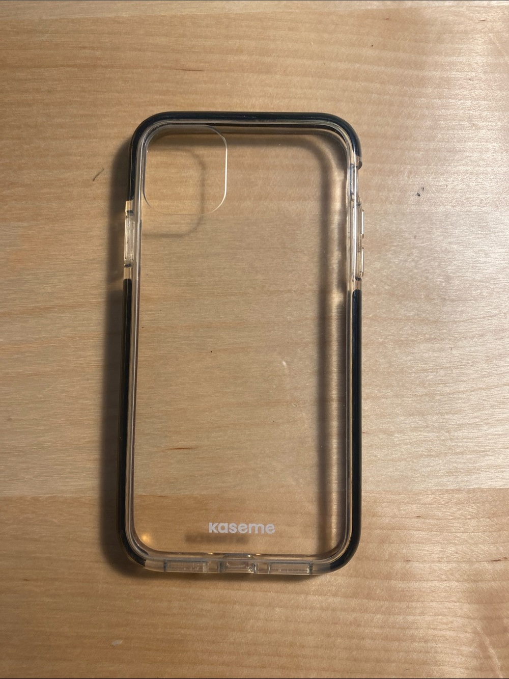 Clear Black Bumper Phone Case iPhone 11